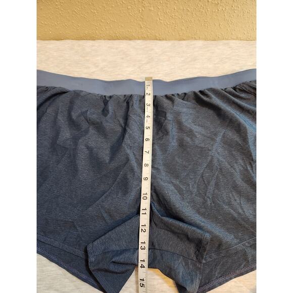 Under Armour Heatgear Women's Athletic Workout Gym Shorts‎ Blue Size XXL - Picture 5 of 6